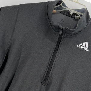 Adidas 2X Pullover Mens Gray Golf~Quarter Zip~ Performance Fit~Active Athletic  - Picture 1 of 7