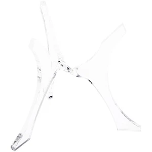 Plymor Clear Acrylic 3-Leg Tri-Pod Riser, Holds Sphere, 4" H x 3.25" W x 3.25" D - Picture 1 of 2