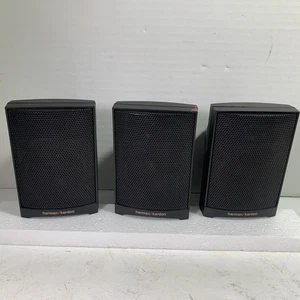 VINTAGE HARMAN-KARDON SATELLITE SET OF 3 WORKING SPEAKERS - Picture 1 of 12
