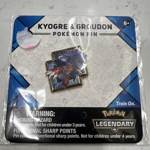 Kyogre & Groudon Pokemon Collector Pin Pokemon Legendary Pre-Order Promo NEU! - Bild 1 von 5