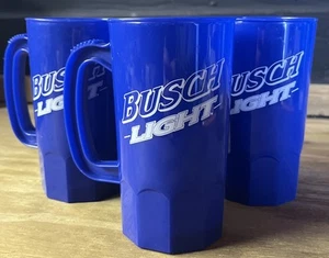 Busch Light / Beer Can Alley Plastic Mug w/ Handle - Lot Of 3 - FREE SHIPPING - Picture 1 of 8