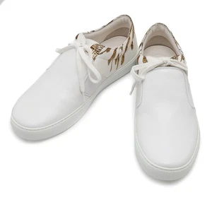 CHANEL Slipper Sneaker Gr. 43 Leder/Canvas weiß G31747 - Bild 1 von 17