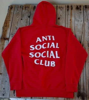 Sudadera con capucha Anti Social Social Club años 2000 para hombre talla mediana Foto 1 de 4