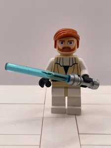 Lego Star Wars Obi-Wan Kenobi Clone Wars Large Eyes sw0197 7676 7753 7931 9525 - Picture 1 of 5