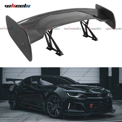 For Chevrolet Camaro 2010-2015 PRO GT Style Carbon 57" Rear Trunk Spoiler Wing Foto 1 de 4