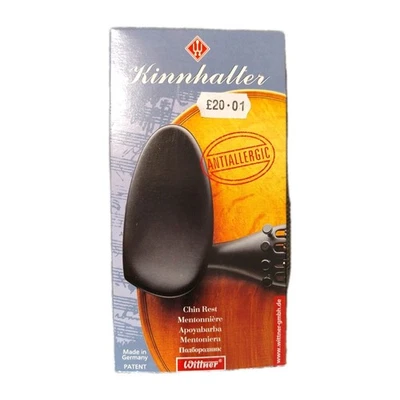 Wittner Side Mount Viola Chin rest,  Anti Allergy - Black - Image 1 of 4