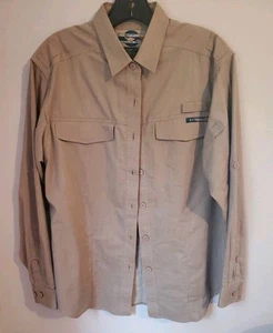 ExOfficio Men’s XL Tan LS Shirt Fishing Outdoors Action Quick-dry  - Picture 1 of 5