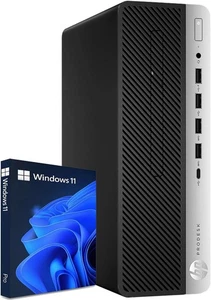 HP Desktop Computer PC intel Core i5-8th gen 8GB RAM 128GB SSD Windows 10 Pro - Picture 1 of 8
