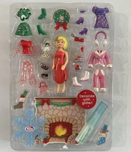 Polly Pocket Mattel B2642 Holiday Dazzle 2003 Target exclusivo Navidad vintage - Imagen 1 de 10