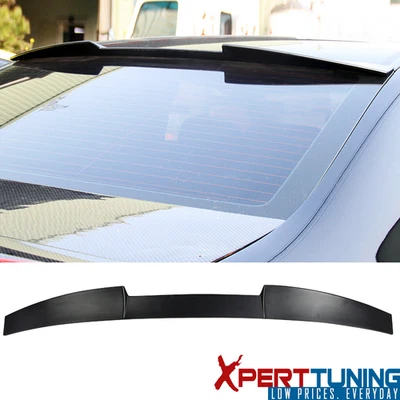 Fits 06-15 Honda Civic 8th Gen Sedan V Style Rear Roof Window Spoier Wing ABS Foto 1 de 4