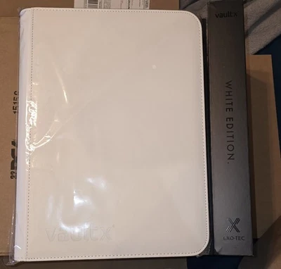 Carpeta con cremallera Vault X White Edition 9 bolsillos Exo-Tec - TOTALMENTE NUEVA Foto 1 de 2