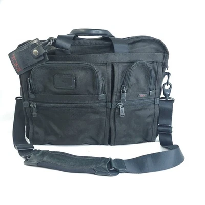 TUMI Alpha 26160DH Black Ballistic Nylon Expandable Organizer Laptop Briefcase - Image 1 of 4