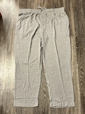 Брюки для сна мужские Fruit Of The Loom упаковка 2 шт. 2XL черные светло-серые - Изображение 1 из 4