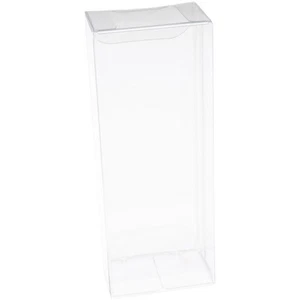 Plymor Clear Folding Action Figure Box, 1.75" x 1.25" x 4.5", for 3.75" Figures - Picture 1 of 7