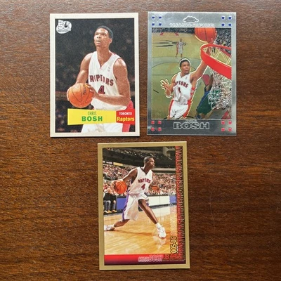 (3) Chris Bosh Lote Bowman Oro Paralelo Topps Cromo 57-58 Diseño Foto 1 de 4