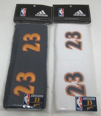 Muñequeras NBA Golden State Warriors #23 Jason Richardson OSFA de Adidas Foto 1 de 3