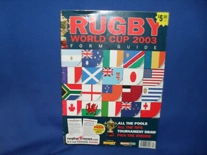 2003 RUGBY WORLD CUP FORM GUIDE - IRB - Picture 1 of 3
