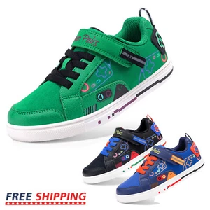 Boys Little Kid Casual Shoes Playful Fun Cartoon School Walking Fashion Sneakers - Picture 1 of 28