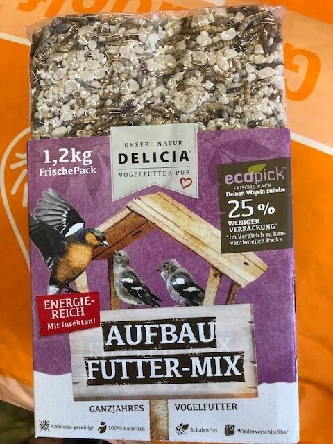 Delicia Wildvogel Aufbaufutter - Mix 1,2 kg Vogelfutter - Bild 1 von 1