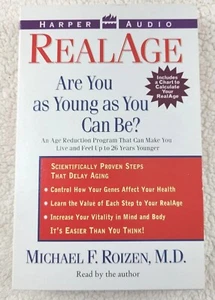 Real Age: Are You As Young As You Can Be? Michael F Roizen MD Audio Cassette - Imagen 1 de 1