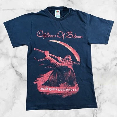 Camiseta De Colección Y2K Children of Bodom Hate Crew Deathroll 2004 Tour Talla S Foto 1 de 4