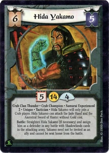 Hida Yakamo (Exp 2 Thunder) - Pearl Edition - Legend of the Five Rings CCG - Imagen 1 de 1