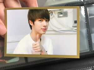 BTS 1ST FANCLUB MD 2014 SEASON'S GREETINGS DIARY OFFICIAL RARE PHOTOCARD PC JIN