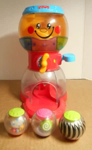 Fisher Price Roll a Rounds Swirlin Surprise Gumball Machine & 3 Balls P6 - Picture 1 of 10