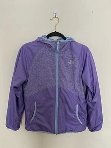 The North Face Girl's Jacket Size XL Reversable Hooded Hiking Outdoor - Picture 1 of 12