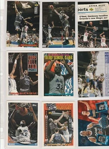 NBA  Orlando Magic  Shaquille O'Neal      9 Card Lot #1 - Picture 1 of 1