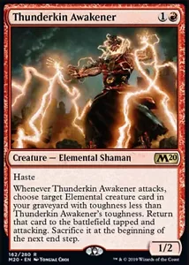 MTG Magic the Gathering Thunderkin Awakener (162/357) Core Set 2020 LP - Picture 1 of 1