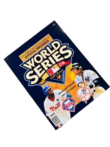 NEW YORK YANKEES PHILADELPHIA PHILLIES VINTAGE 2009 WORLD SERIES PROGRAM - Picture 1 of 3
