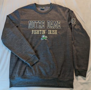 Notre Dame Fighting Irish Crewneck Sweatshirt Mens Large ND Football NCAA - Picture 1 of 8