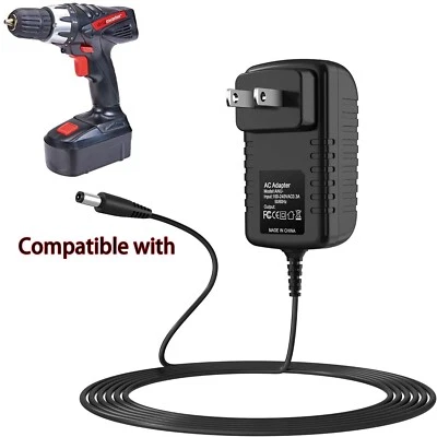 Adaptador de CA para DrillMaster 18V NiCd Cargador de Batería Taladro Maestro 18 Voltios Taladros Foto 1 de 4