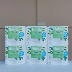 24 Rollen Toilettenpapier Hakle Pur papierverpackt 4-lagig 180 Blatt/Rolle WC ✅✅ - Bild 1 von 7