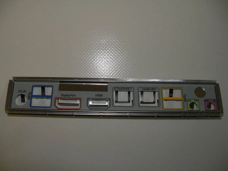 ATX Blende, I/O Shield Thin, für Intel DQ77KB Low Profile - Bild 1 von 1