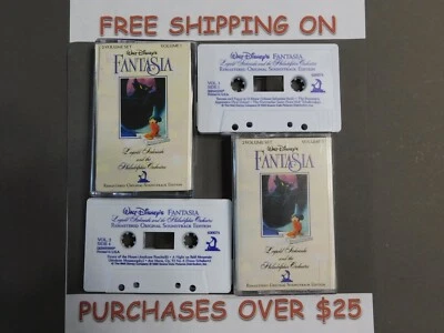 WALT DISNEY'S FANTASIA SOUNDTRACK DOUBLE CASSETTE 32 - Image 1 of 2