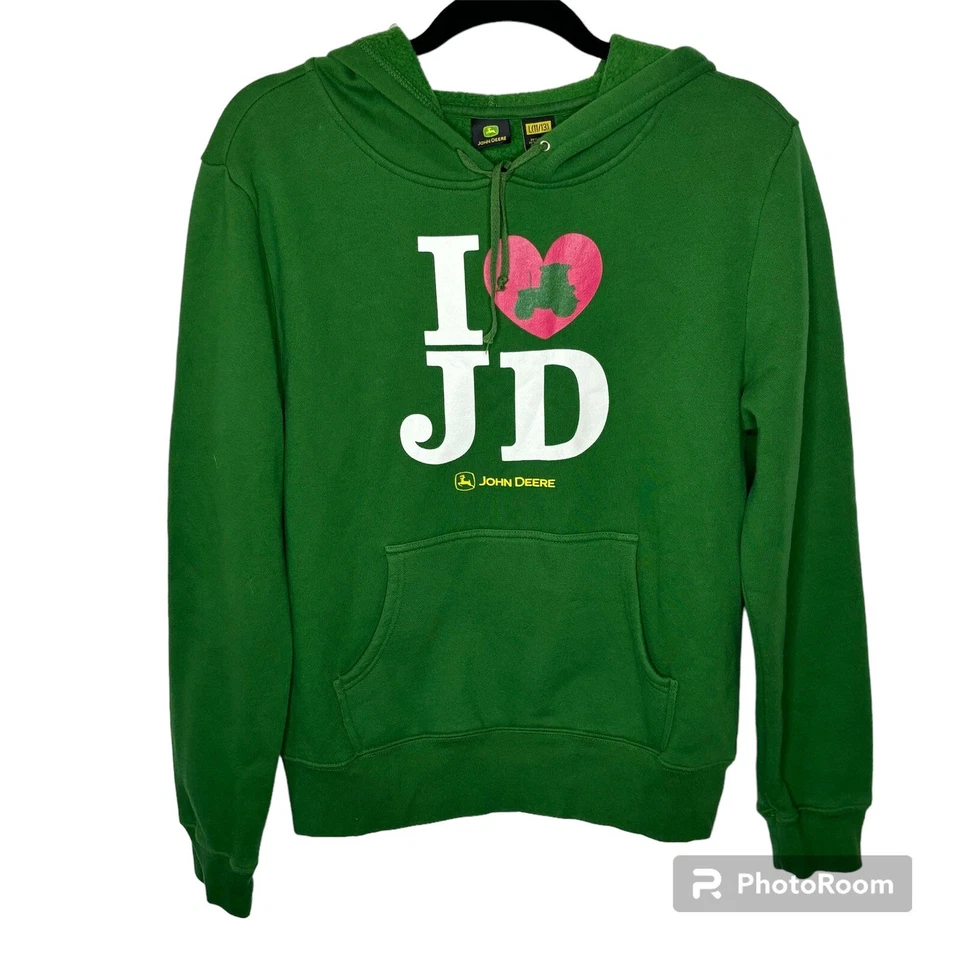 John Deere 女孩 绿色 I 🩷 John Deere 连帽衫 尺寸 L 11/13 — 第 1/4 张图片