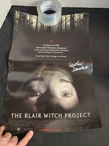 HEATHER DONAHUE Signed The Blair Witch Project 19.5x13.25 Poster Autograph SDCC - Picture 1 of 5
