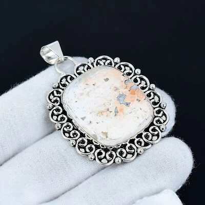 Colgante de joyería de plata de ley 925 hecho a mano con piedras preciosas de mookaita 2,17" Foto 1 de 3