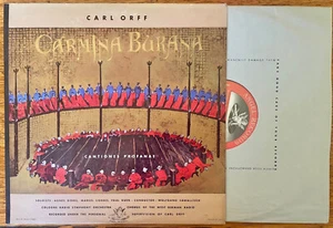 Orff / Sawallisch CARMINA BURANA (Angel 35415) 1957 mono LP - Picture 1 of 1