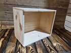 Plain Wooden Wine Box Crate  - 6 bottle size STORAGE BOXES  CRATES  HOME OFFICE