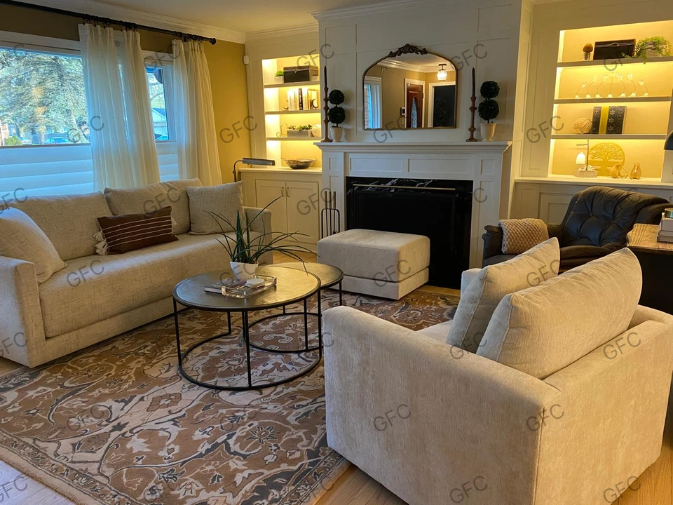 PB nolan Transitional Hand Tufted Rug For best Area Rug/Bedroom Rug/Any Room Rug - Image 1 of 4