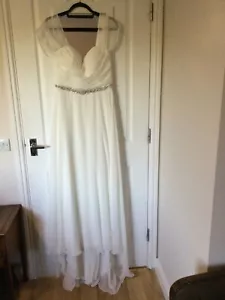 Brautkleid griechischer Stil Größe 12 - Bild 1 von 3