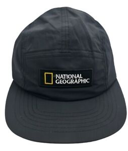 National Geographic Black Lightweight Adjustable Cap Hat OSFM