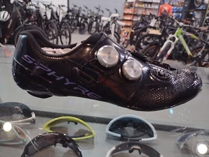 Scarpe ciclismo da strada Shimano. Modello RC9S (SH-RC902S). Nero lucido. Tg. 44 - Foto 1 di 5