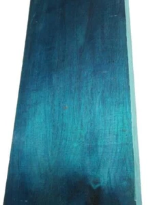 Ice Blue Turquesa REZYWOOD Madera Teñida Estabilizada 71x23-24x5cm Madera Arco - Imagen 1 de 12