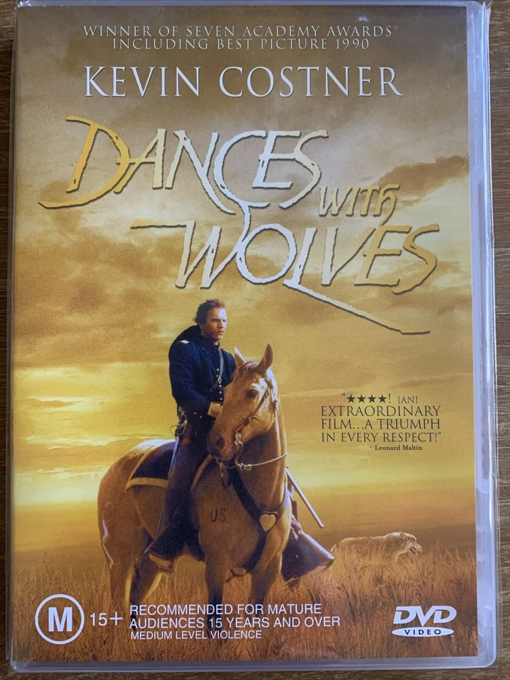 Dances with Wolves  very good condition dvd region 4 t253 - Image 1 of 1