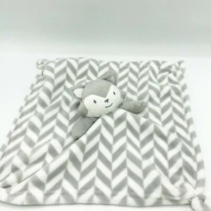 Manta de seguridad SL Home Grey Fox Lovey felpa Chevron gris blanco 2017 - Imagen 1 de 7