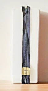 KZO Vintage SLATE #21 Closed End Aluminum Metal Zipper 7" in - Picture 1 of 9
